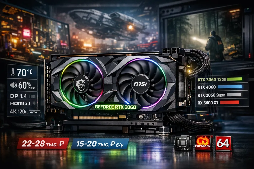 Geforce rtx 3060 купить: подробный обзор, сравнение характеристик, рекомендации по выбору и покупке, производительность в играх, совместимость с ПК и советы перед заказом