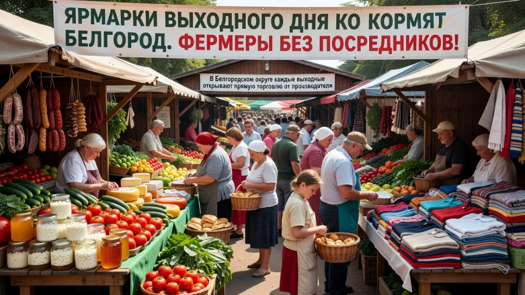 Ярмарки выходного дня кормят Белгород. Фермеры без посредников!
