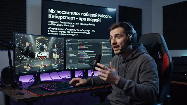 Nix восхитился победой Falcons. Киберспорт - про людей!